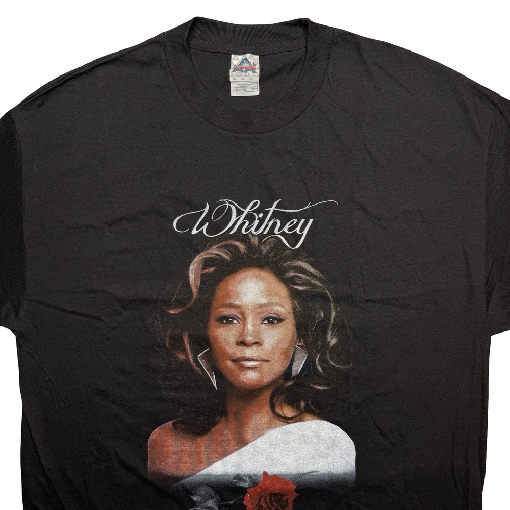 2012 Whitney Houston RIP memorial‎ tribute music shirt - Picture 5 of 7